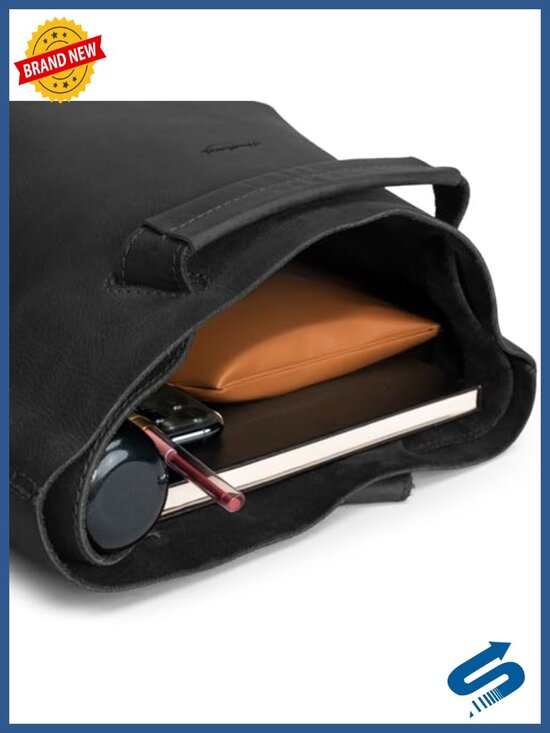 Convertible Backpack to Shoulder Bag, Full Grain Leather Crossbody, Spacious main image 4